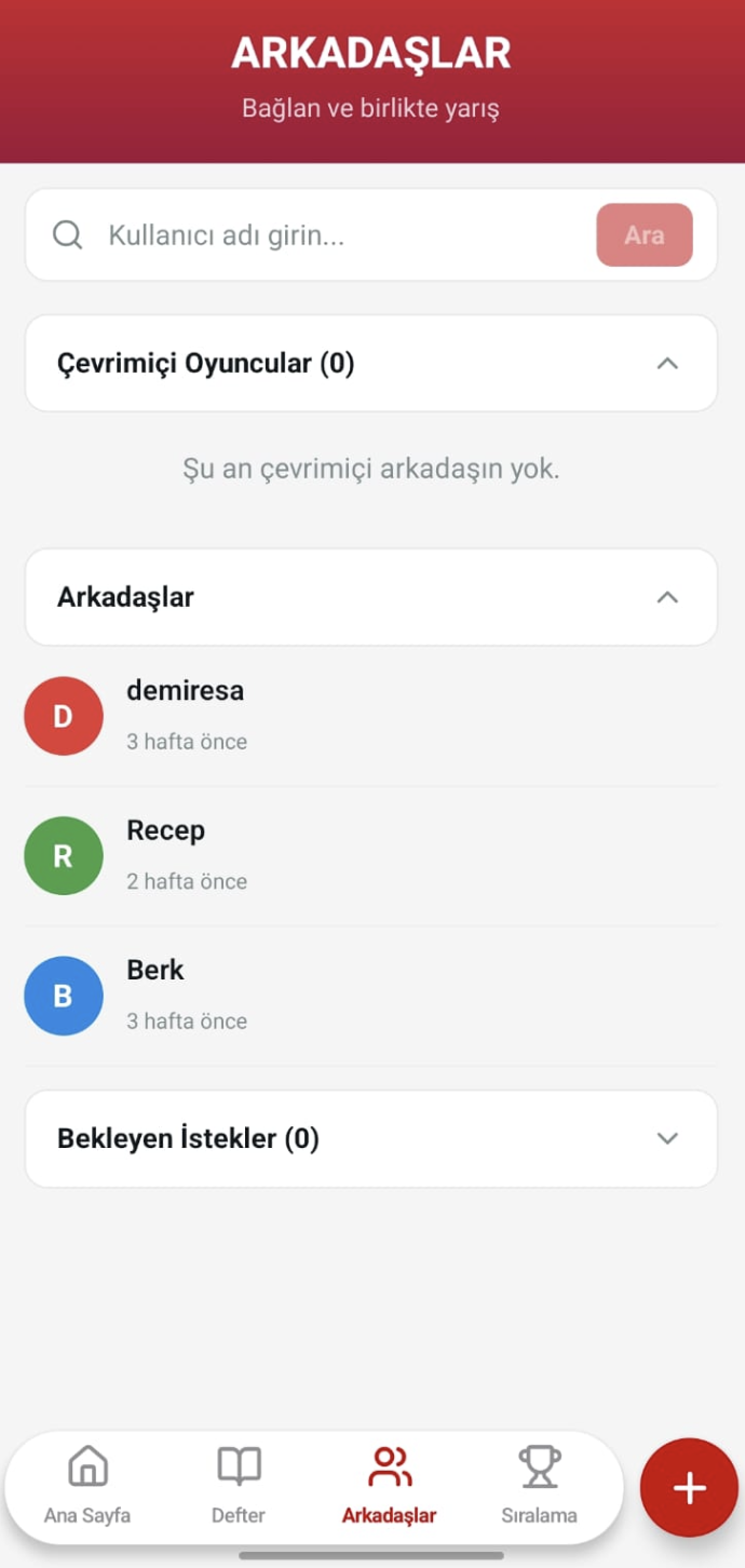Arkadaşlar
